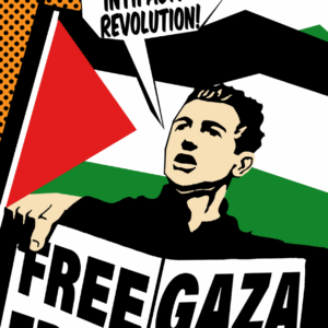 Brodie Thornborrow @palestine.brisbane.protest.pic