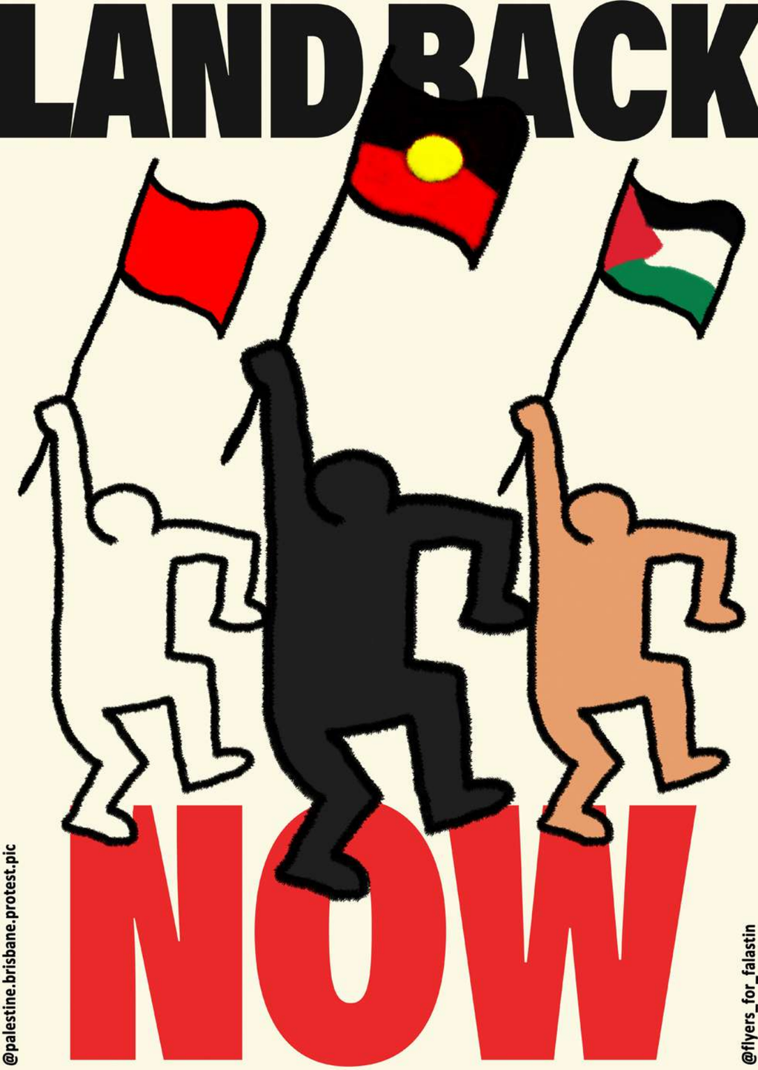 Brodie Thornborrow @palestine.brisbane.protest.pic